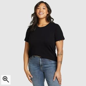 Eddie Bauer Size Small Black T-shirt EUC